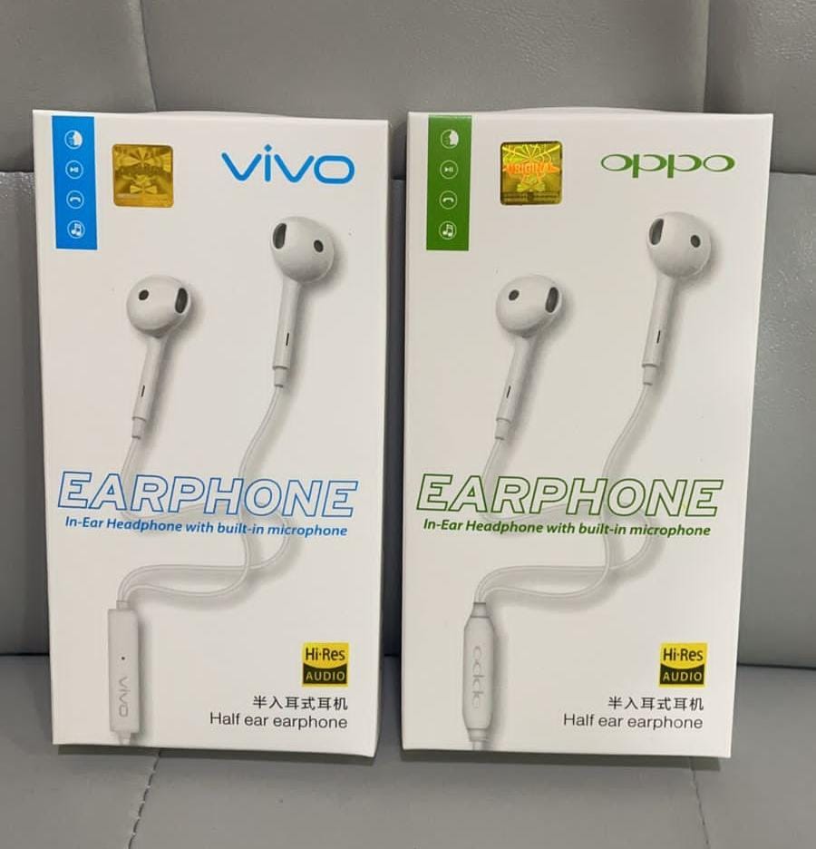 HEADSET OPPO RENO 4 PACKING ORIGINAL 100%